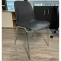 MEETING+│Chaise de collectivité empilable par 15│Gris anthracite/Chromé MEETING+│Chaise de collectivité empilable par 15│Gris anthracite/Chromé