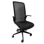 ELTON│Fauteuil de travail avec accoudoirs fixes│Résille/ Noir ELTON│Fauteuil de travail avec accoudoirs fixes│Résille/ Noir