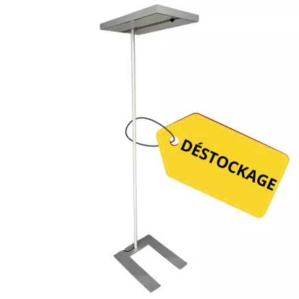 REGENT│Lampe sur pied Level 80H02 avec détecteur de présence│Gris alu