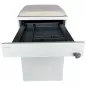 BENE│PACK LEVEL LIFT 2 Bureaux TWIN structure partagées électriques + 2 caissons + 1 cloison acoustique│160x169 cm