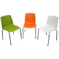 RIO│Lot de 3 chaises de collectivité coque RIO│Lot de 3 chaises de collectivité coque