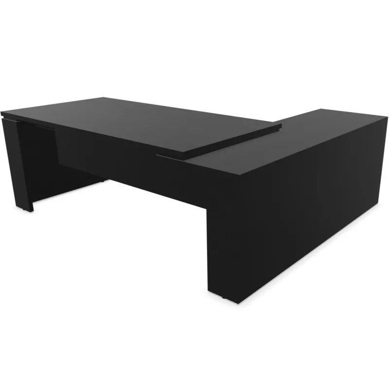 KARA│Bureau de direction avec retour│4 décors bois à choix