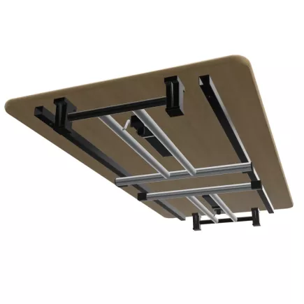 PLIANTE│Table modulaire pliante L 120 à 160 cm