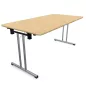 PLIANTE│Table modulaire pliante L 120 à 160 cm