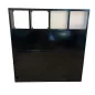DECO-B│Meubles de séparation à casier L160 x H150cm│Noir / Plexiglass DECO-B│Meubles de séparation à casier L160 x H150cm│Noir / Plexiglass