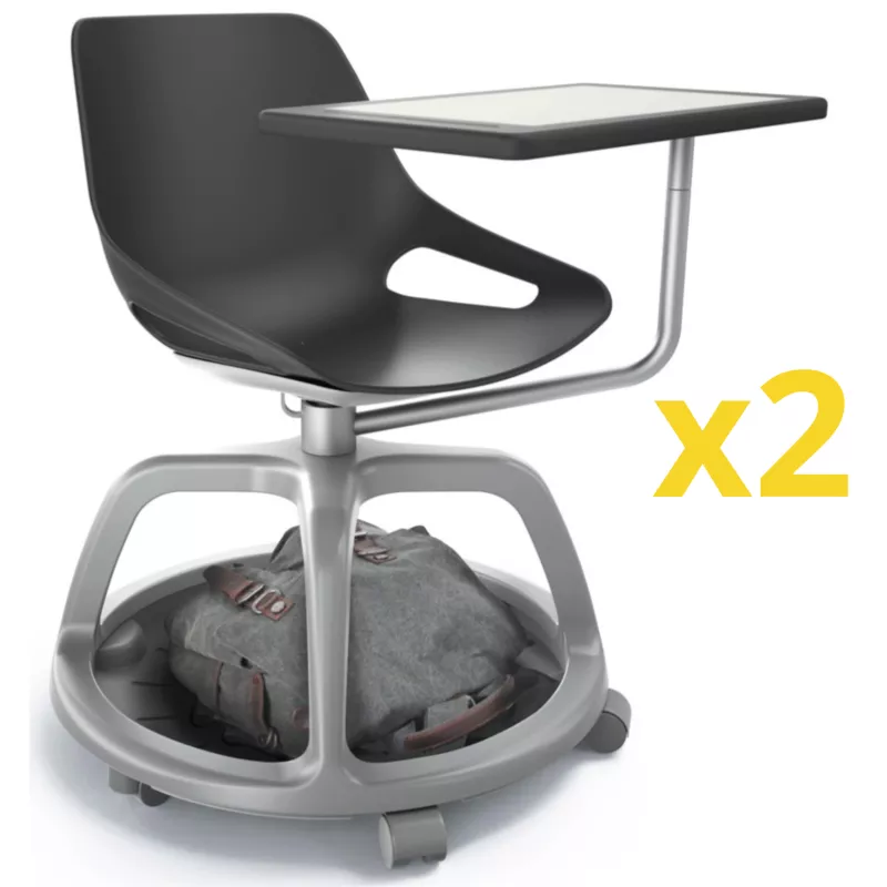 ROSALIE CAMPUS│Lot de 2 chaises de formation ROSALIE CAMPUS│Lot de 2 chaises de formation