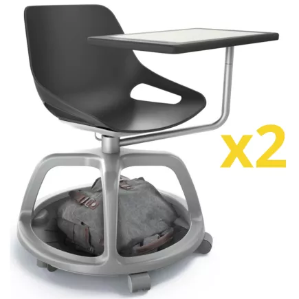 ROSALIE CAMPUS│Lot de 2 chaises de formation