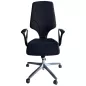 GIROFLEX│Fauteuil travail modèle 64-7578 - tissu neuf avec accoudoirs fixes GIROFLEX│Fauteuil travail modèle 64-7578 - tissu neuf avec accoudoirs fixes