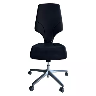 GIROFLEX│Fauteuil travail modèle 64-7578 - tissu neuf sans accoudoirs