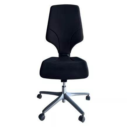 GIROFLEX│Fauteuil travail modèle 64-7578 - tissu neuf sans accoudoirs