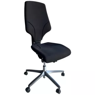 GIROFLEX│Fauteuil travail modèle 64-7578 - tissu neuf sans accoudoirs