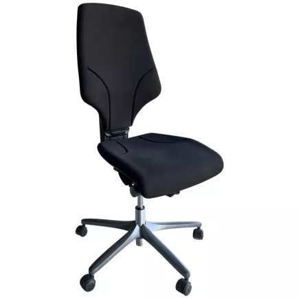 GIROFLEX│Fauteuil travail modèle 64-7578 - tissu neuf sans accoudoirs