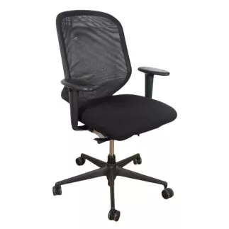 VITRA│MEDAPAL Mesh - Siège de travail avec accoudoirs│Noir/Noir