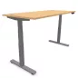 ENVOL EVO│Bureau électrique L 180 x p 80 x H réglable - 4 positions - USB A+C│Hêtre / Gris alu ENVOL EVO│Bureau électrique L 180 x p 80 x H réglable - 4 positions - USB A+C│Hêtre / Gris alu