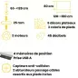 ENVOL EVO│Bureau électrique L 180 x p 80 x H réglable - 4 positions - USB A+C│Hêtre / Gris alu ENVOL EVO│Bureau électrique L 180 x p 80 x H réglable - 4 positions - USB A+C│Hêtre / Gris alu