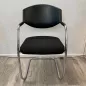 GIROFLEX 16│Siège accueil tissu et ABS Modèle 16-6003│Noir/Chromé GIROFLEX 16│Siège accueil tissu et ABS Modèle 16-6003│Noir/Chromé