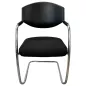 GIROFLEX 16│Siège accueil tissu et ABS Modèle 16-6003│Noir/Chromé GIROFLEX 16│Siège accueil tissu et ABS Modèle 16-6003│Noir/Chromé