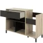 CHICAGO│Rangement Vinyles Niches & Tiroirs│40x115xh81 cm CHICAGO│Rangement Vinyles Niches & Tiroirs│40x115xh81 cm