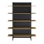 RUSSEL│Bibliothèque 5 tablettes│136x44xh180 cm RUSSEL│Bibliothèque 5 tablettes│136x44xh180 cm