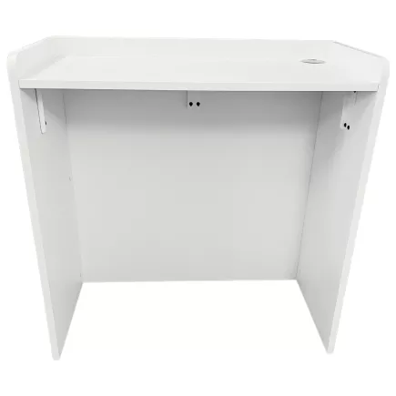 IMAGE│Comptoir d'accueil debout L 110 x p 50 x H 114 - Blanc