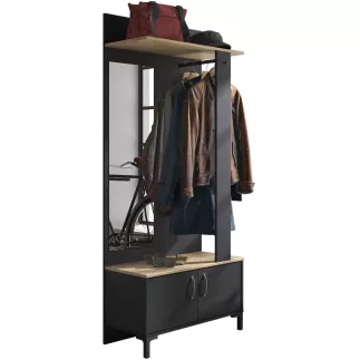STORE│Meuble d'entrée 2 portes│81x37xh190 cm