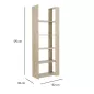 STRAW│Ensemble Bibliothèques + bureau│180x32/52xh175 cm STRAW│Ensemble Bibliothèques + bureau│180x32/52xh175 cm
