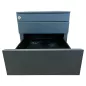 EOL│Caisson sous bureau 9866 - 4 Tiroirs │Profondeur 50 cm│Gris anthracite EOL│Caisson sous bureau 9866 - 4 Tiroirs │Profondeur 50 cm│Gris anthracite
