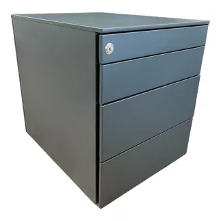 EOL│Caisson sous bureau 9866 - 4 Tiroirs │Profondeur 50 cm│Gris anthracite