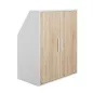UNDER│Armoire sous-pente 2 portes│Chêne│50x80xh110/70 cm UNDER│Armoire sous-pente 2 portes│Chêne│50x80xh110/70 cm