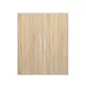 UNDER│Armoire sous-pente 2 portes│Chêne│50x80xh110/70 cm UNDER│Armoire sous-pente 2 portes│Chêne│50x80xh110/70 cm