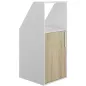 UNDER│Armoire sous-pente 1 porte│Chêne│50x48xh110/70 cm UNDER│Armoire sous-pente 1 porte│Chêne│50x48xh110/70 cm