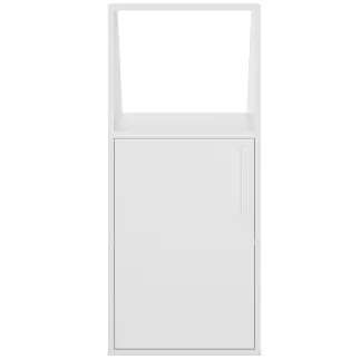 UNDER│Armoire sous-pente 1 porte│Blanc│50x48xh110/70 cm