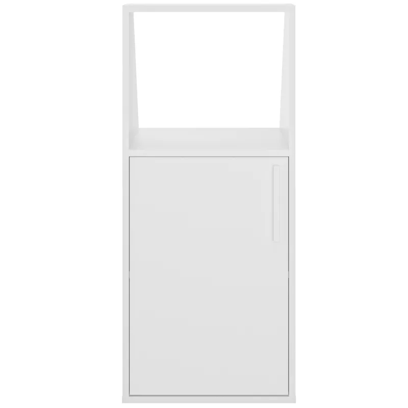 UNDER│Armoire sous-pente 1 porte│Blanc│50x48xh110/70 cm UNDER│Armoire sous-pente 1 porte│Blanc│50x48xh110/70 cm