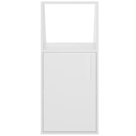 UNDER│Armoire sous-pente 1 porte│Blanc│50x48xh110/70 cm