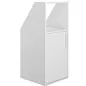 UNDER│Armoire sous-pente 1 porte│Blanc│50x48xh110/70 cm UNDER│Armoire sous-pente 1 porte│Blanc│50x48xh110/70 cm