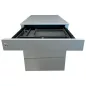 EOL│Caisson sous bureau 9866 - 4 Tiroirs │Profondeur 80 cm│Gris aluminium EOL│Caisson sous bureau 9866 - 4 Tiroirs │Profondeur 80 cm│Gris aluminium