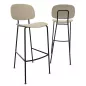 SOFIA│Tabouret 4 pieds esprit 50's│Polypropylène ou tissu SOFIA│Tabouret 4 pieds esprit 50's│Polypropylène ou tissu