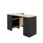 LIVERPOOL│Bureau étagères + porte│Noir│136x88xh76 cm LIVERPOOL│Bureau étagères + porte│Noir│136x88xh76 cm