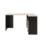 LIVERPOOL│Bureau étagères + porte│Noir│136x88xh76 cm LIVERPOOL│Bureau étagères + porte│Noir│136x88xh76 cm