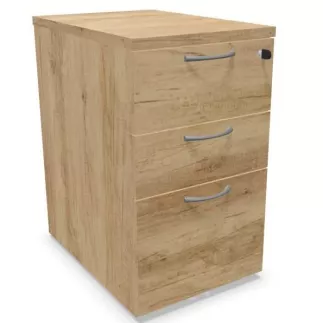 COMFORT│Caisson Hauteur bureau 3-4 tiroirs - profondeur 80│Unicolore structurex