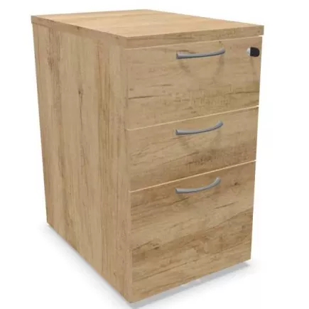 COMFORT│Caisson Hauteur bureau 3-4 tiroirs - profondeur 80│Unicolore structurex