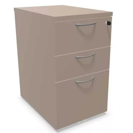 COMFORT│Caisson Hauteur bureau 3-4 tiroirs - profondeur 80│Unicolore structurex