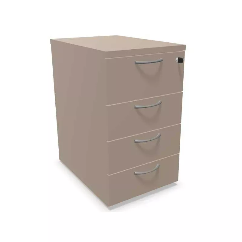 COMFORT│Caisson Hauteur bureau 3-4 tiroirs - profondeur 80│Unicolore structurex COMFORT│Caisson Hauteur bureau 3-4 tiroirs - profondeur 80│Unicolore structurex