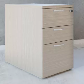 COMFORT│Caisson Hauteur bureau 3-4 tiroirs - profondeur 80│Unicolore structurex