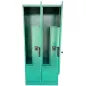 BUWA│Vestiaire monobloc métallique - 4 casiers│Vert sapin BUWA│Vestiaire monobloc métallique - 4 casiers│Vert sapin