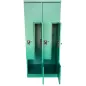 BUWA│Vestiaire monobloc métallique - 4 casiers│Vert sapin BUWA│Vestiaire monobloc métallique - 4 casiers│Vert sapin