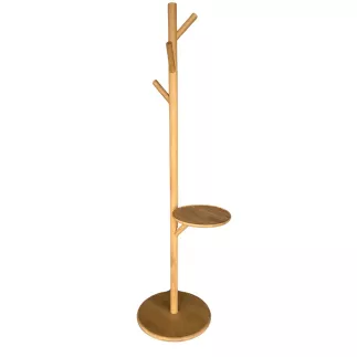 NINA│Porte-manteau H 170 cm │Bois Chêne clair Design Baptiste Lanne