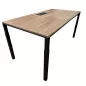 SEDUS TEMPTATION│Bureau L160 x p80 x H réglable│Noyer/Noir SEDUS TEMPTATION│Bureau L160 x p80 x H réglable│Noyer/Noir