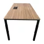SEDUS TEMPTATION│Bureau L160 x p80 x H réglable│Noyer/Noir SEDUS TEMPTATION│Bureau L160 x p80 x H réglable│Noyer/Noir