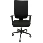 JET│Fauteuil de travail accoudoirs - Tissu noir JET│Fauteuil de travail accoudoirs - Tissu noir